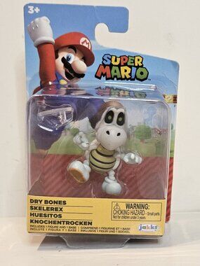 4" DRY BONES : Super Mario World of Nintendo Jakks Pacific